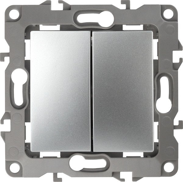 Изображение товара Выключатель ЭРА 12-1112-03 / Б0065294 (алюминий)