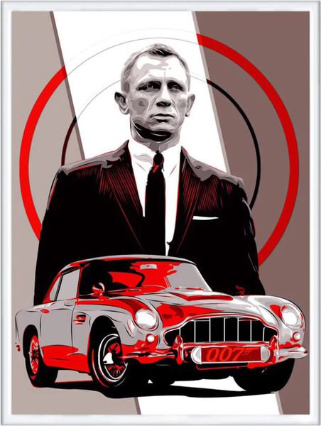 Изображение товара Постер Citydecor Джеймс Бонд 6 (21x30)