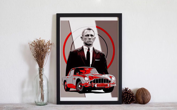 Изображение товара Постер Citydecor Джеймс Бонд 6 (21x30)