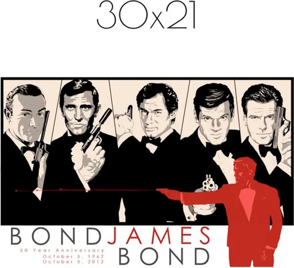 Изображение товара Постер Citydecor Джеймс Бонд 8 (21x30)