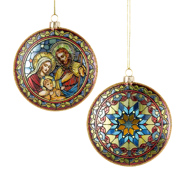 Изображение товара Елочная игрушка Erich Krause Decor. Святое Семейство медальон / 62291