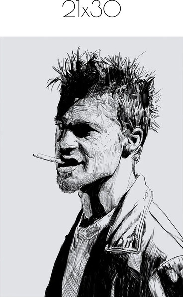 Изображение товара Постер Citydecor Бойцовский клуб 17 (21x30)