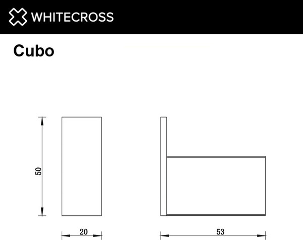 Изображение товара Крючок для ванной Whitecross Cubo CU2410CP (медь)