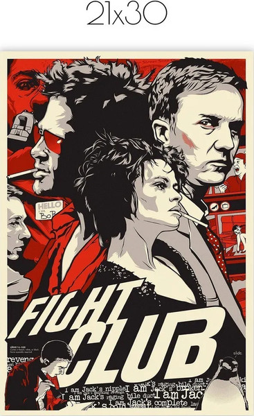 Изображение товара Постер Citydecor Бойцовский клуб 7 (21x30)
