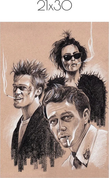 Изображение товара Постер Citydecor Бойцовский клуб 8 (21x30)