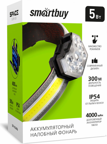 Изображение товара Фонарь SmartBuy SBF-HL044b