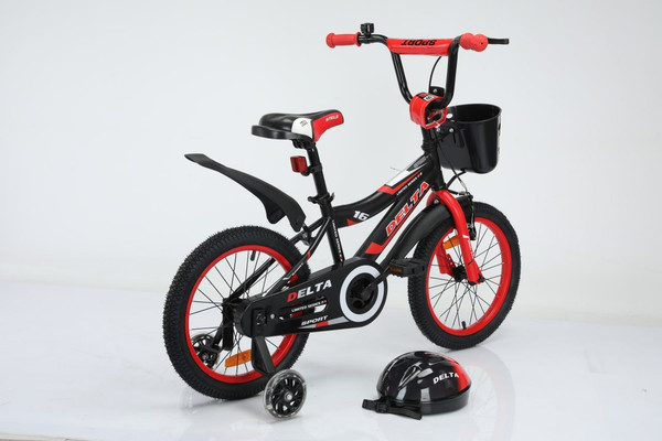 Изображение товара Детский велосипед DeltA Sport 1605 (красный, разобранный, в коробке)