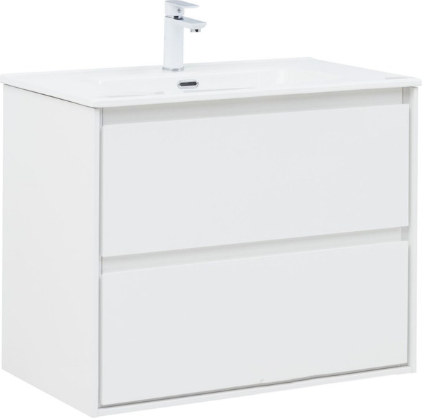Изображение товара Тумба под умывальник Aquanet Милан 80 / 336369 (белый глянец)