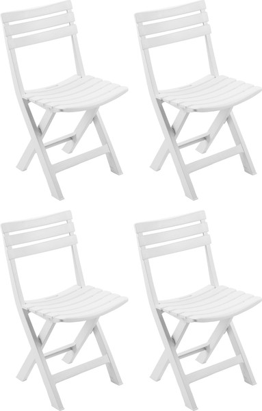 Изображение товара Комплект стульев садовых Ipae Progarden Birki / BIR80CBI-4 (4шт, белый)