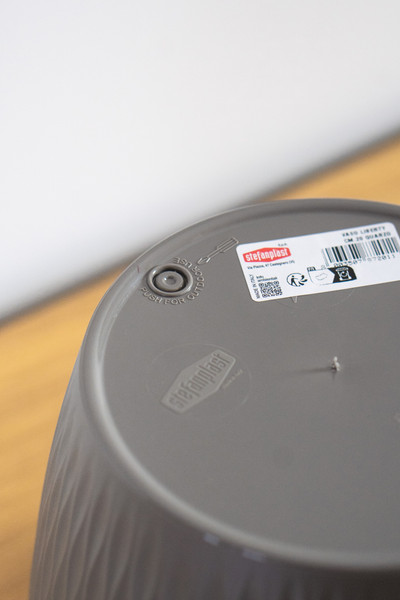 Изображение товара Кашпо Stefanplast Liberty / 87184 (каменно-серый)