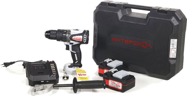Изображение товара Аккумуляторная дрель-шуруповерт Интерскол ДАУ-13/36В (860.2.2.70)
