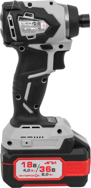 Изображение товара Аккумуляторный шуруповерт Интерскол ШАУ-250/36ВЭ (862.2.2.70)