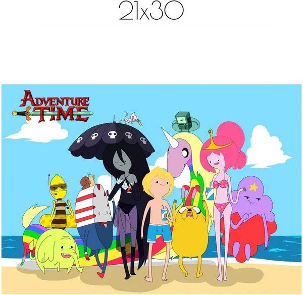 Изображение товара Постер Citydecor Время приключений 3 (21x30)