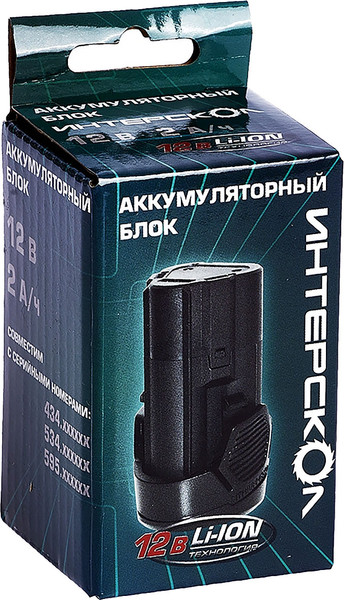 Изображение товара Аккумулятор для электроинструмента Интерскол БА-2/12 (2400.017)