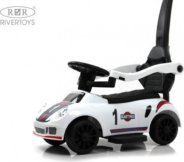 Изображение товара Каталка детская RiverToys F005FF-P (белый)