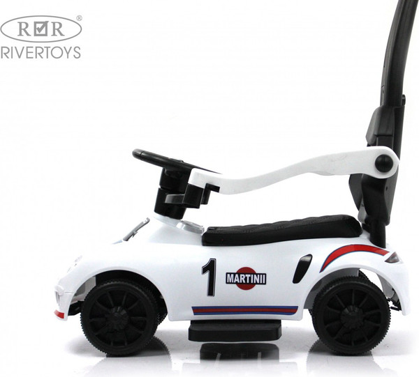 Изображение товара Каталка детская RiverToys F005FF-P (белый)