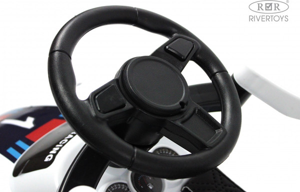 Изображение товара Каталка детская RiverToys F005FF-P (белый)