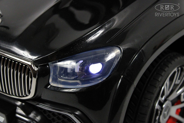 Изображение товара Детский автомобиль RiverToys Mercedes-Benz G63 / Z003ZZ-A (черный)