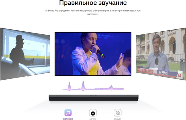 Изображение товара Звуковая панель (саундбар) LG S60T (черный)