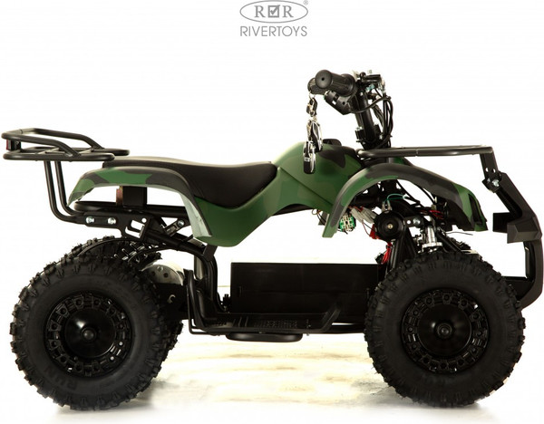 Изображение товара Детский квадроцикл RiverToys Anri Камуфляж (зеленый)