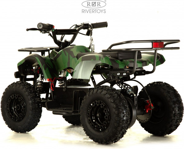 Изображение товара Детский квадроцикл RiverToys Anri Камуфляж (зеленый)