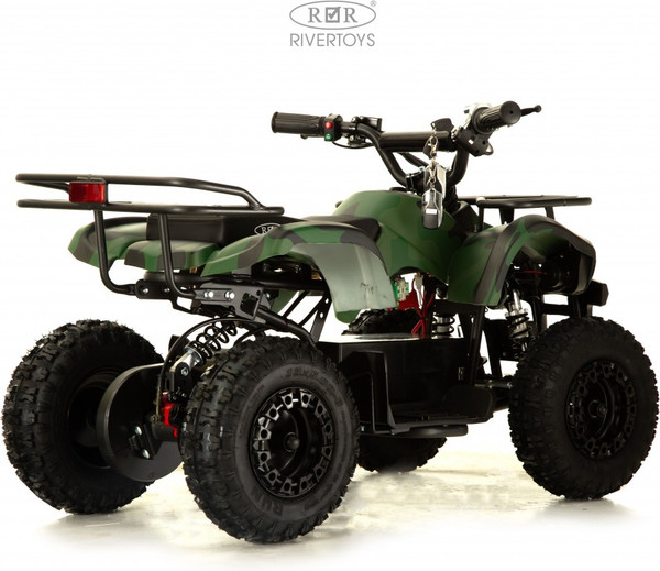 Изображение товара Детский квадроцикл RiverToys Anri Камуфляж (зеленый)