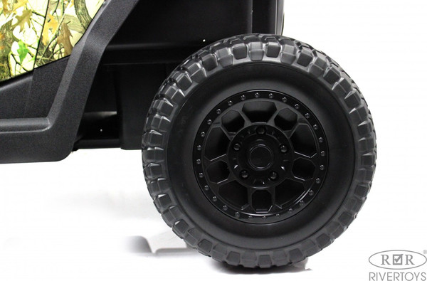 Изображение товара Детский автомобиль RiverToys Buggy Камуфляж P333PP (зеленый)
