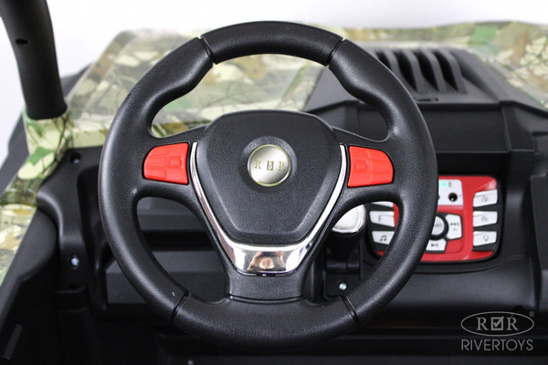 Изображение товара Детский автомобиль RiverToys Buggy Камуфляж P333PP (зеленый)