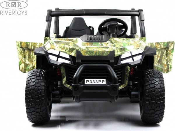 Изображение товара Детский автомобиль RiverToys Buggy Камуфляж P333PP (зеленый)