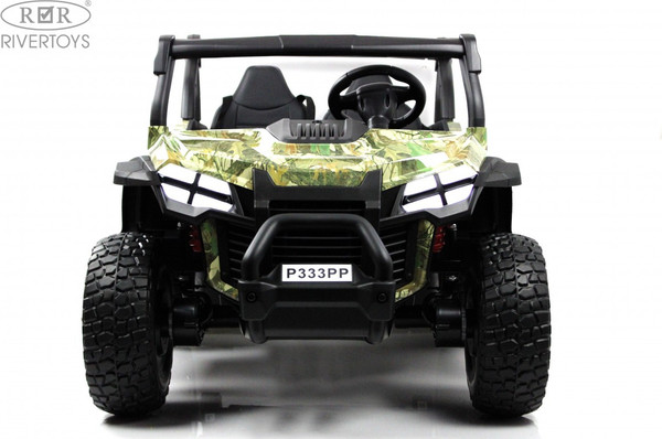 Изображение товара Детский автомобиль RiverToys Buggy Камуфляж P333PP (зеленый)