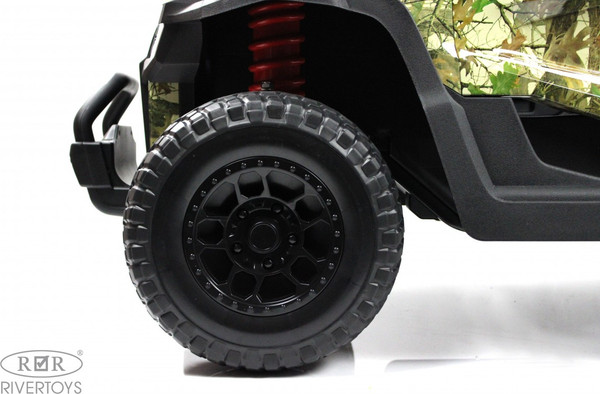 Изображение товара Детский автомобиль RiverToys Buggy Камуфляж P333PP (зеленый)