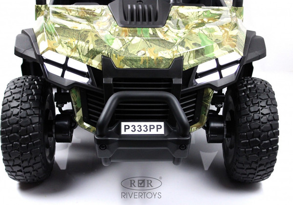Изображение товара Детский автомобиль RiverToys Buggy Камуфляж P333PP (зеленый)