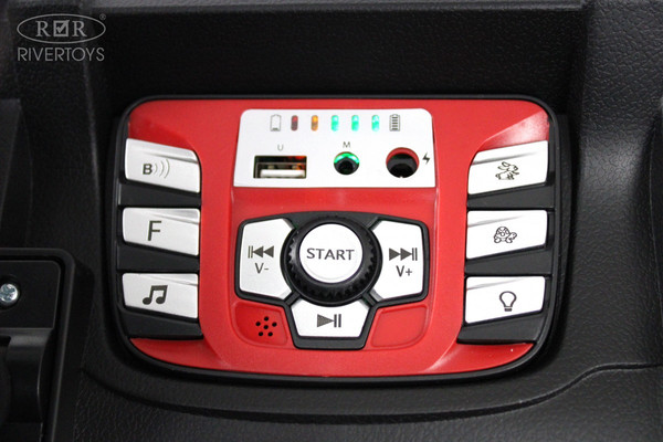 Изображение товара Детский автомобиль RiverToys Buggy Spider P333PP (черный)