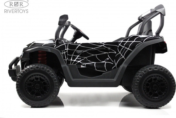 Изображение товара Детский автомобиль RiverToys Buggy Spider P333PP (черный)