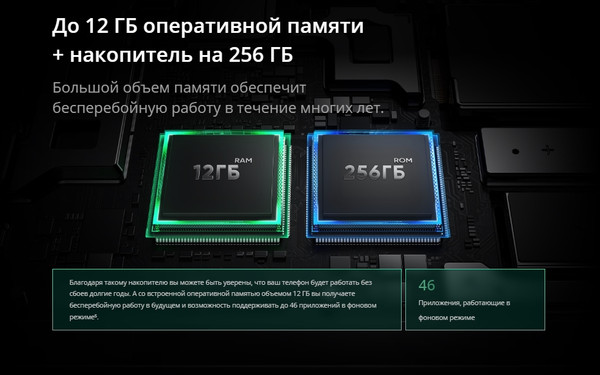 Изображение товара Смартфон Realme GT 6T 8GB/256GB / RMX3853 (зеленый туман)