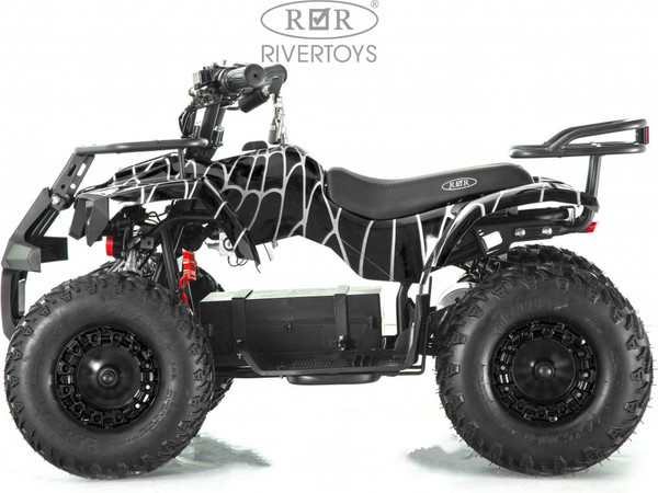Изображение товара Детский квадроцикл RiverToys Tiki Lux Spider (черный)