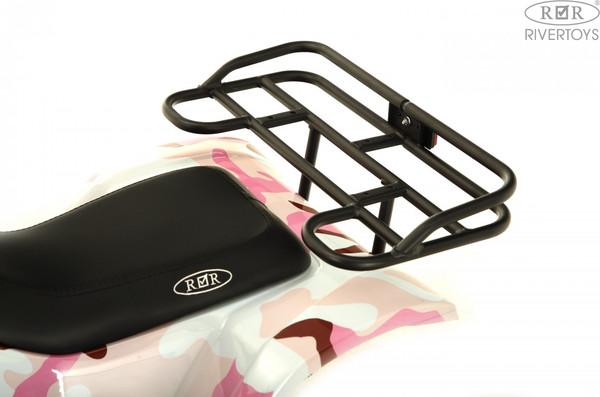 Изображение товара Детский квадроцикл RiverToys Tiki Lux Камуфляж (розовый)