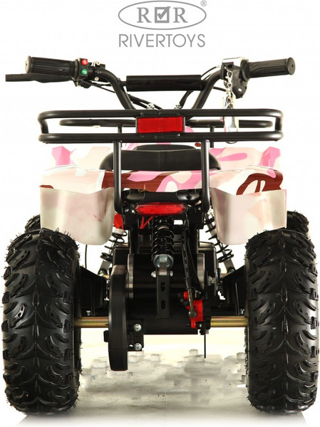 Изображение товара Детский квадроцикл RiverToys Tiki Lux Камуфляж (розовый)