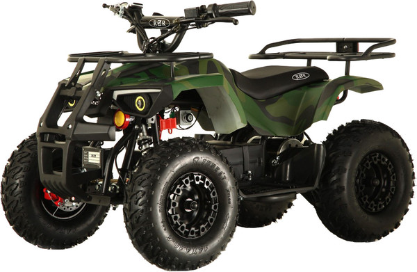 Изображение товара Детский квадроцикл RiverToys Tiki Lux Камуфляж (зеленый)