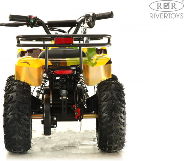 Изображение товара Детский квадроцикл RiverToys Tiki Lux Камуфляж (желтый)