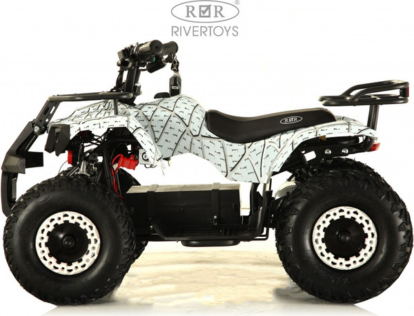 Изображение товара Детский квадроцикл RiverToys Tiki Lux Spider (белый)