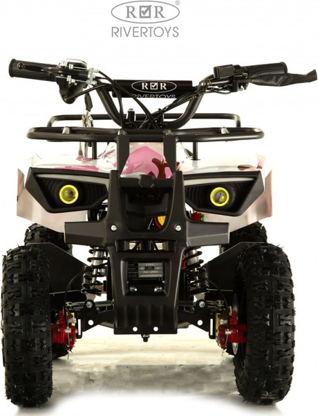 Изображение товара Детский квадроцикл RiverToys Tiki Камуфляж (розовый)