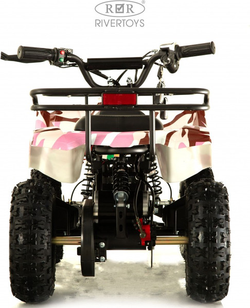 Изображение товара Детский квадроцикл RiverToys Tiki Камуфляж (розовый)