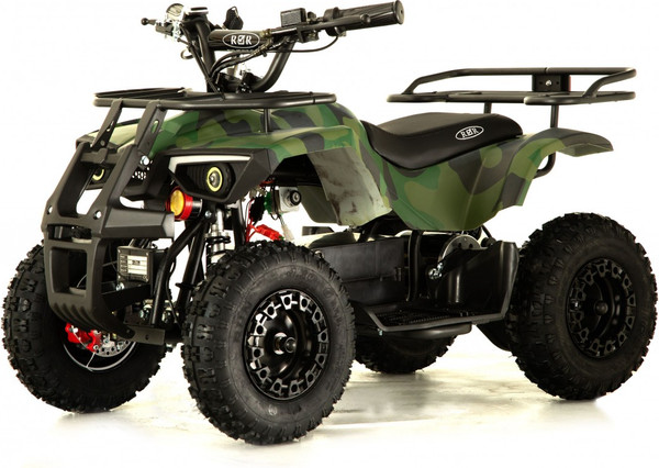 Изображение товара Детский квадроцикл RiverToys Tiki Камуфляж (зеленый)