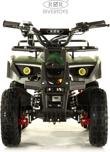 Изображение товара Детский квадроцикл RiverToys Tiki Камуфляж (зеленый)