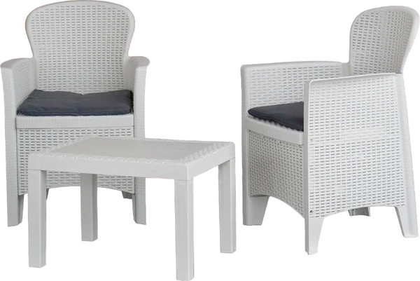 Изображение товара Комплект садовой мебели Ipae Progarden Akita / AKTC12BI (белый)
