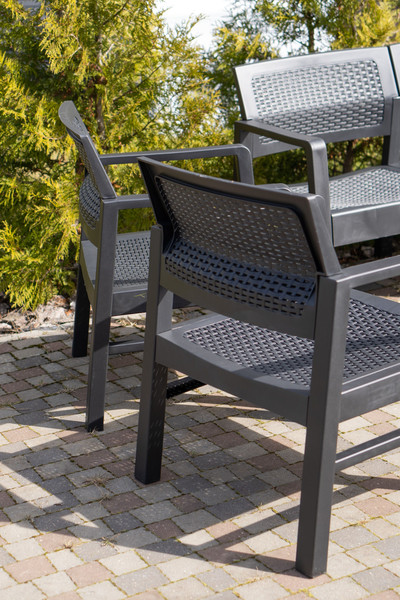 Изображение товара Комплект садовой мебели Ipae Progarden Kilimanjaro KIL08CCA (антрацит)