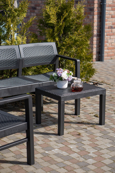 Изображение товара Комплект садовой мебели Ipae Progarden Kilimanjaro KIL08CCA (антрацит)