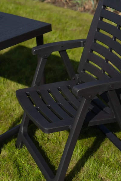 Изображение товара Комплект садовой мебели Ipae Progarden Pik Nik / PIK20CAN (антрацит)