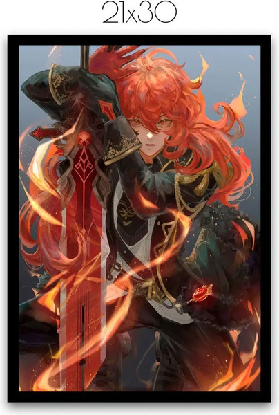 Изображение товара Постер Citydecor Genshin 17 (21x30)